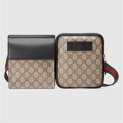 gucci web stripe supreme gg canvas belt bag|supreme belt bag original.